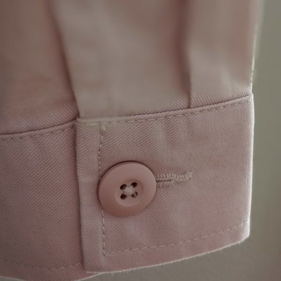 'VANS' OFF THE WALL Pastel Pink Cropped Jacket Size XS/S 100% Cotton NWT - Picture 6 of 14